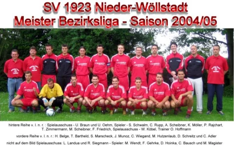 Meister der Bezirksliga, Saison 2004/05