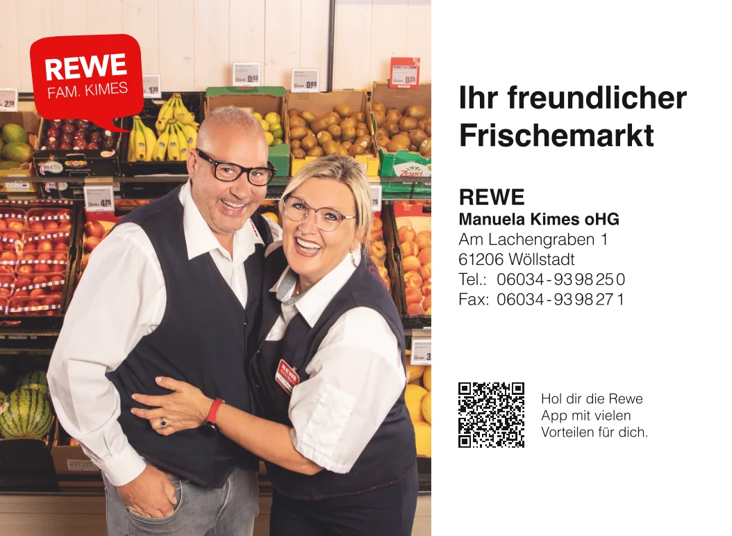 REWE Manuela Kimes oHG, Ihr freundlicher Frischemarkt